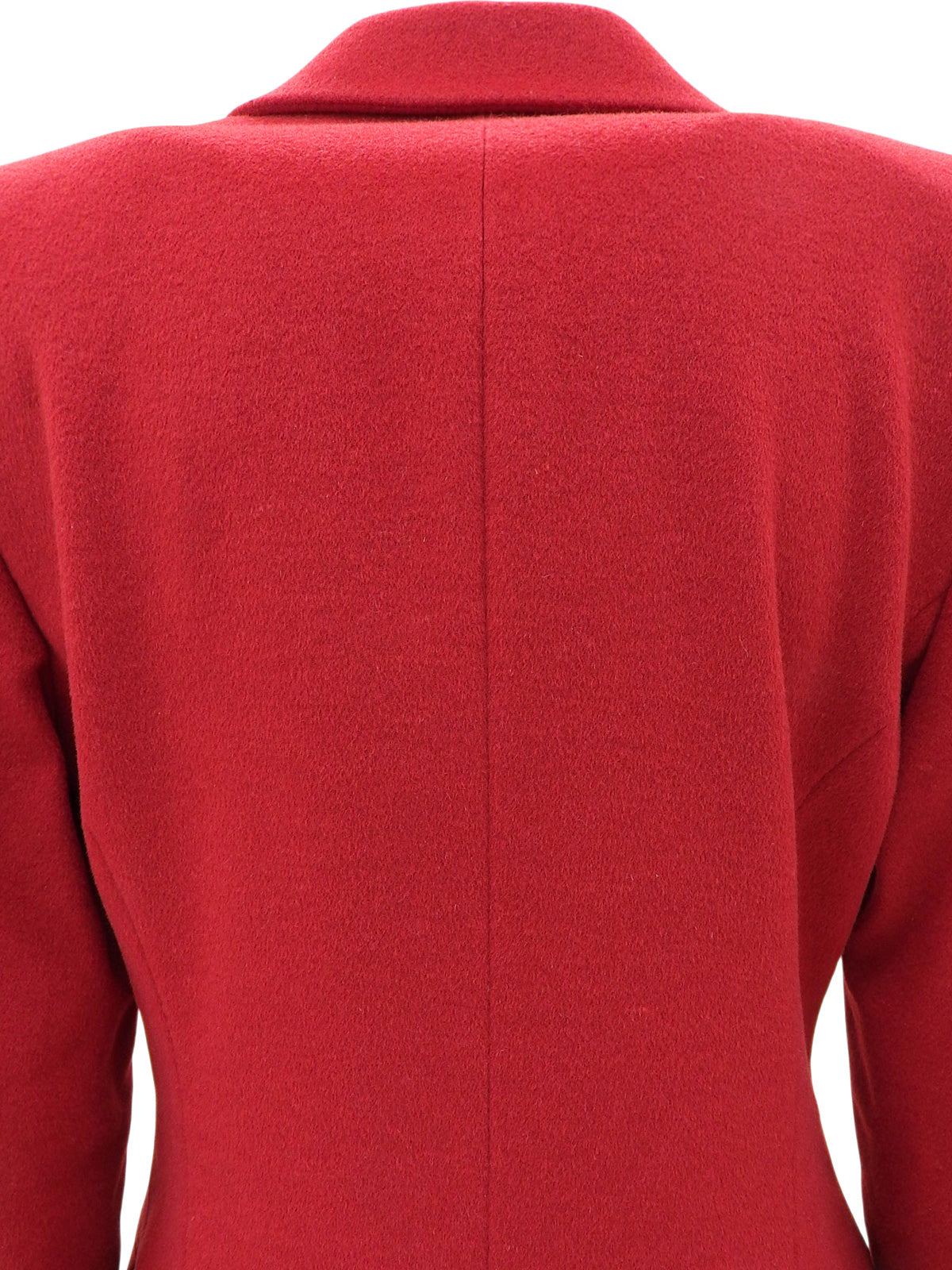 Wool double-breasted jacket, red, #38