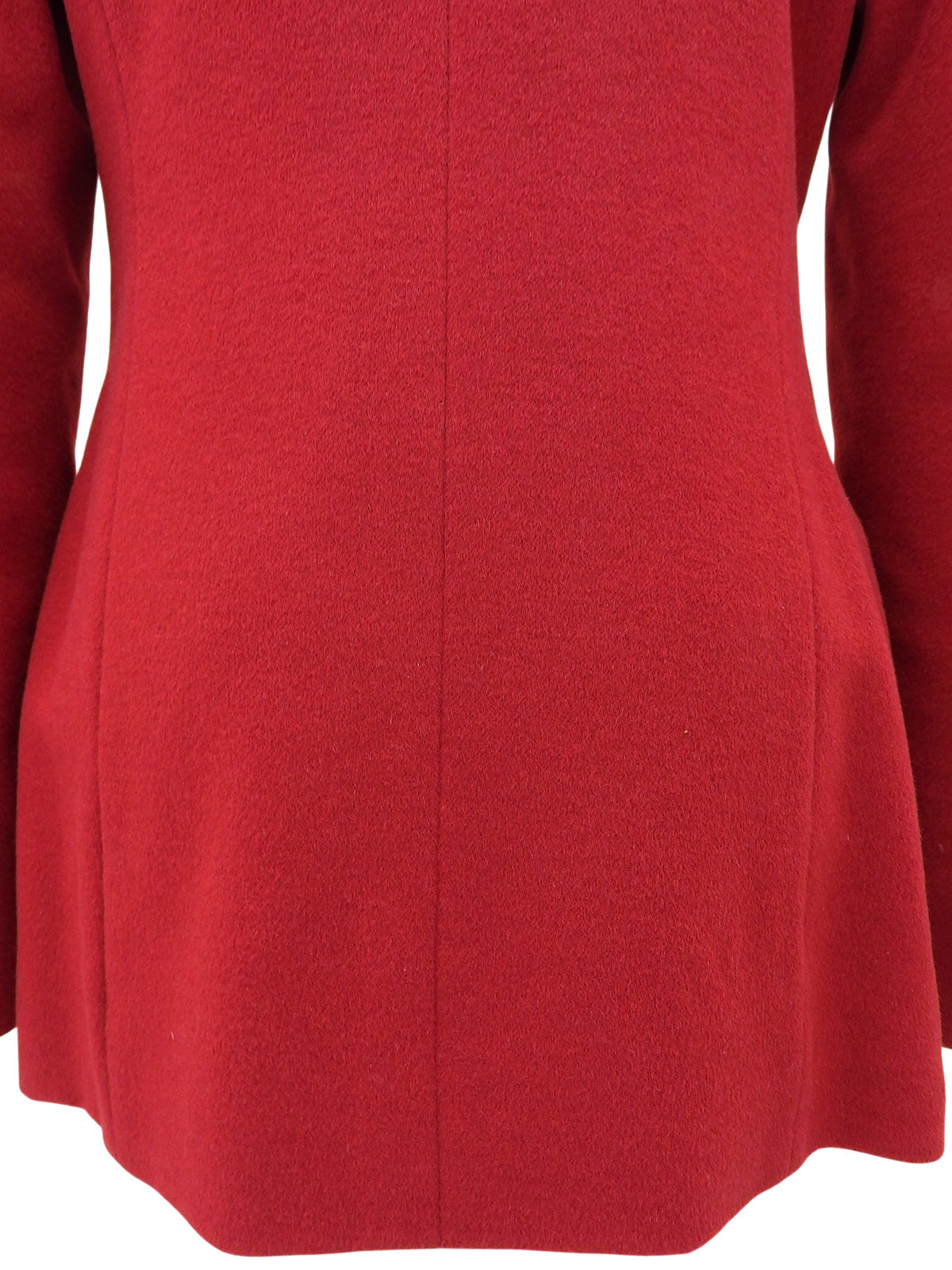Wool double-breasted jacket, red, #38