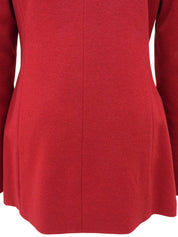 Wool double-breasted jacket, red, #38