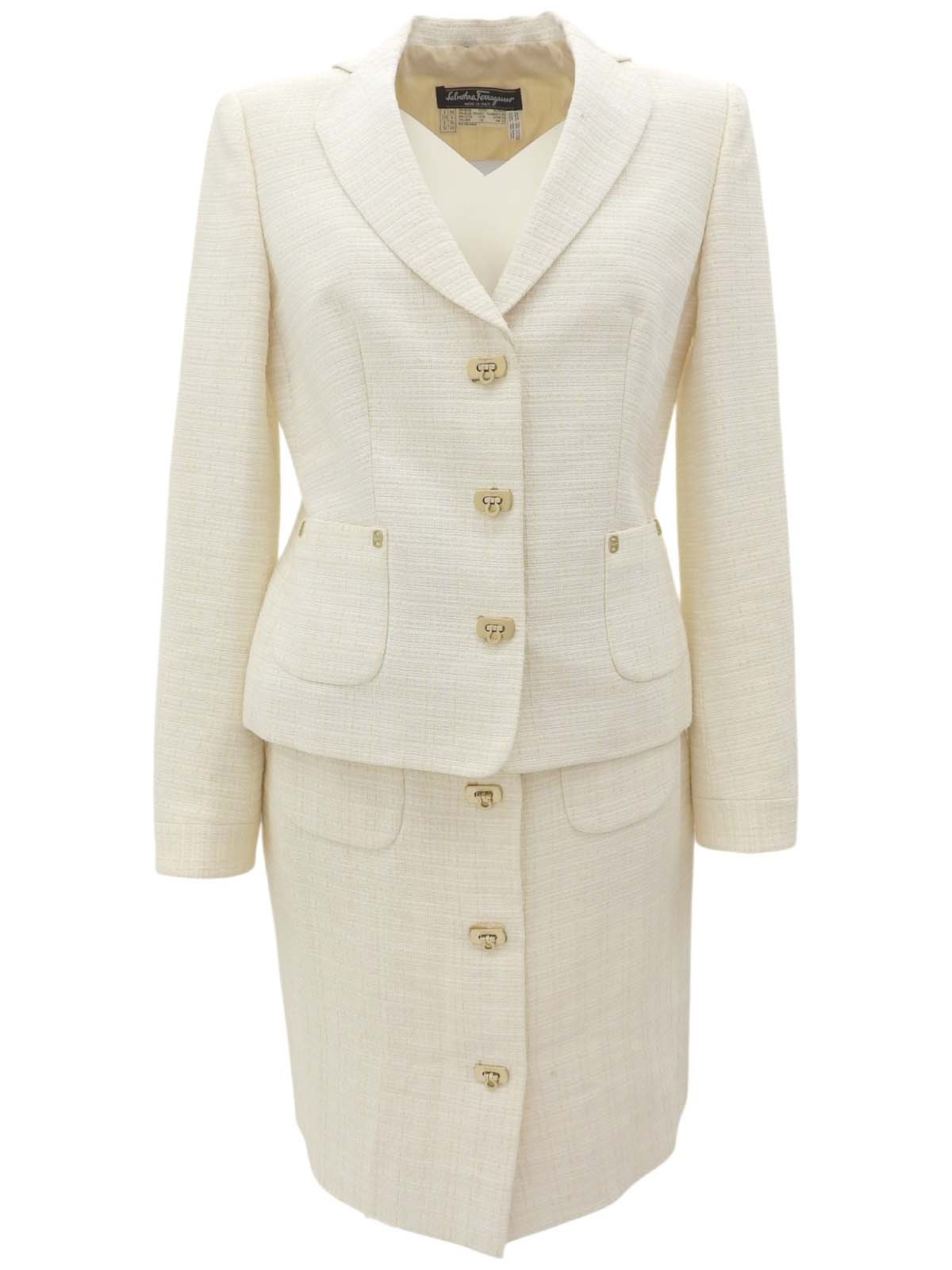 粗花呢 Gancini 餐盘套装，象牙色