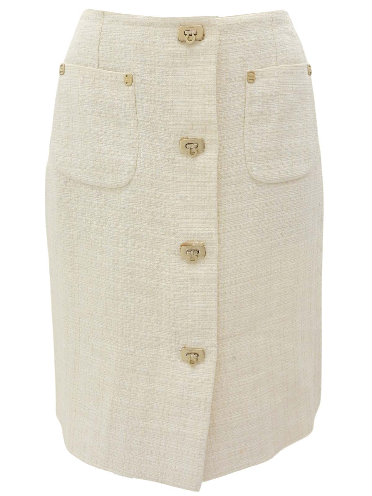 粗花呢 Gancini 餐盘套装，象牙色