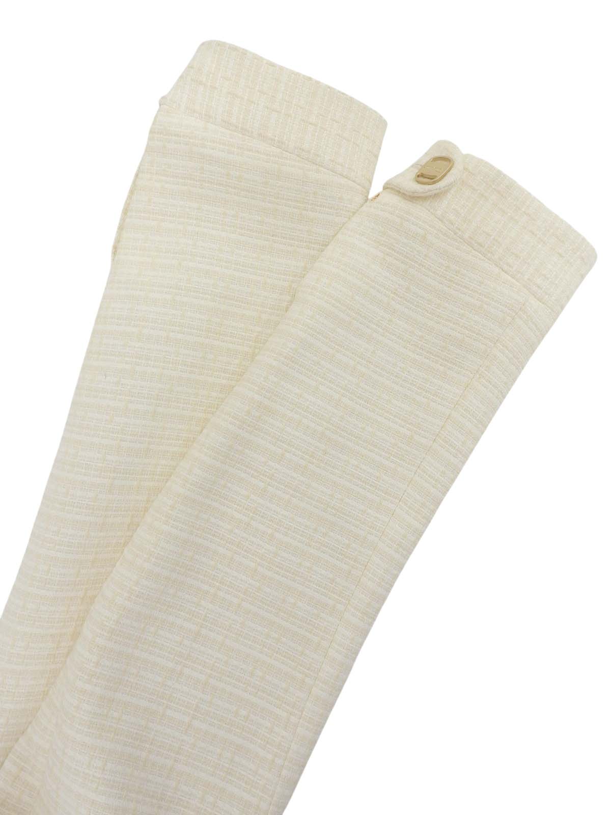 Tweed Gancini Plate Set, Ivory