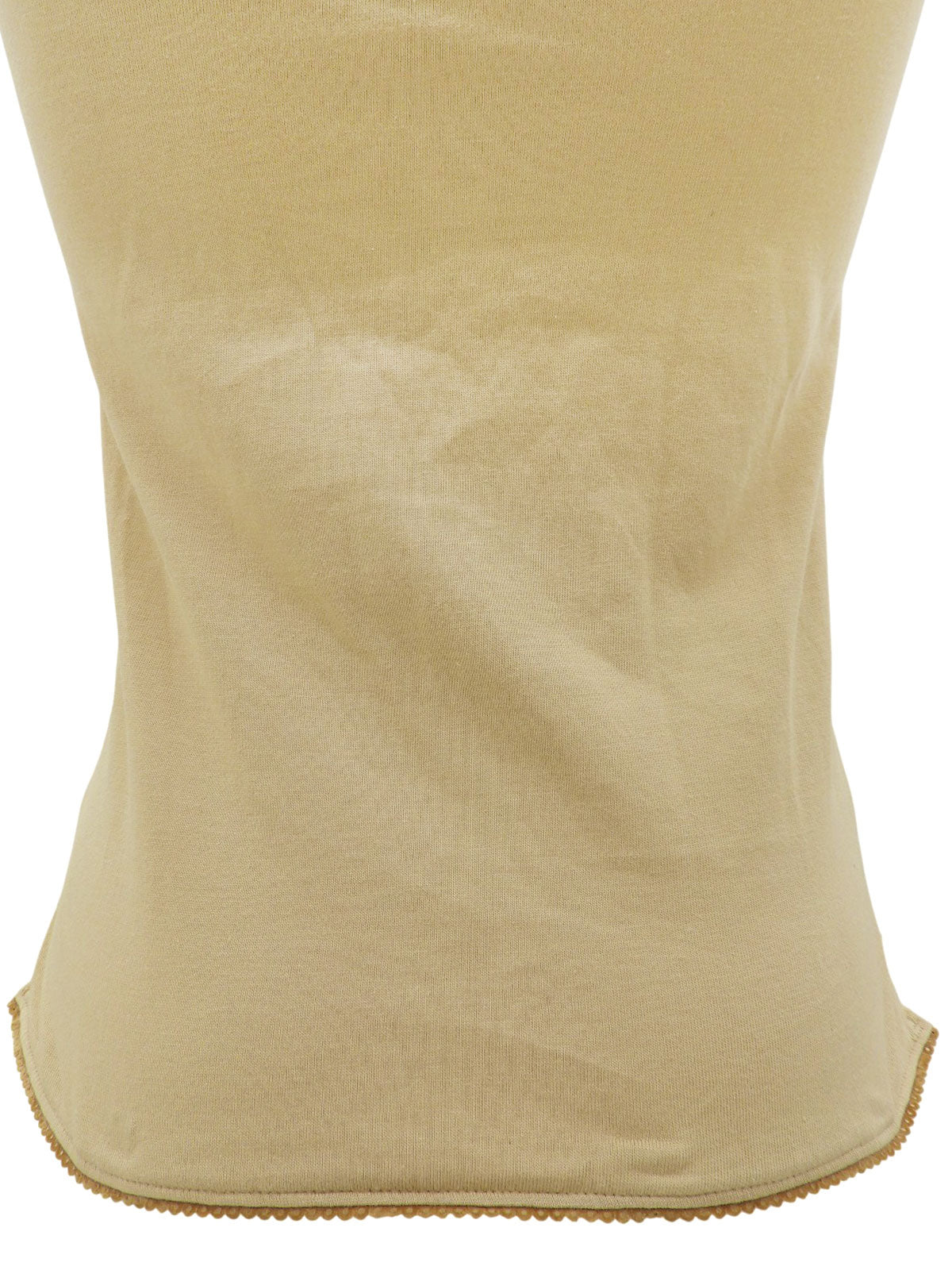 Rhinestone Cowgirl Motif T-Shirt #12 Beige
