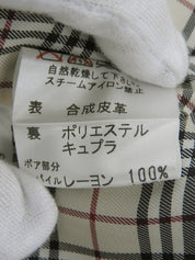 フェイクムートンロゴボタンジャケット ブラック #38