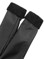 フェイクムートンロゴボタンジャケット ブラック #38