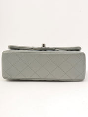 2014-ish Matelasse Stitch CC Turnlock Chain Shoulder Bag Gray