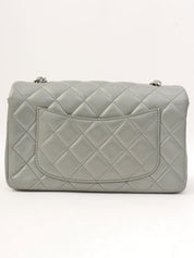 2014-ish Matelasse Stitch CC Turnlock Chain Shoulder Bag Gray