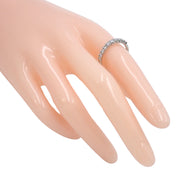 Platinum Diamond Ring #57 Silver
