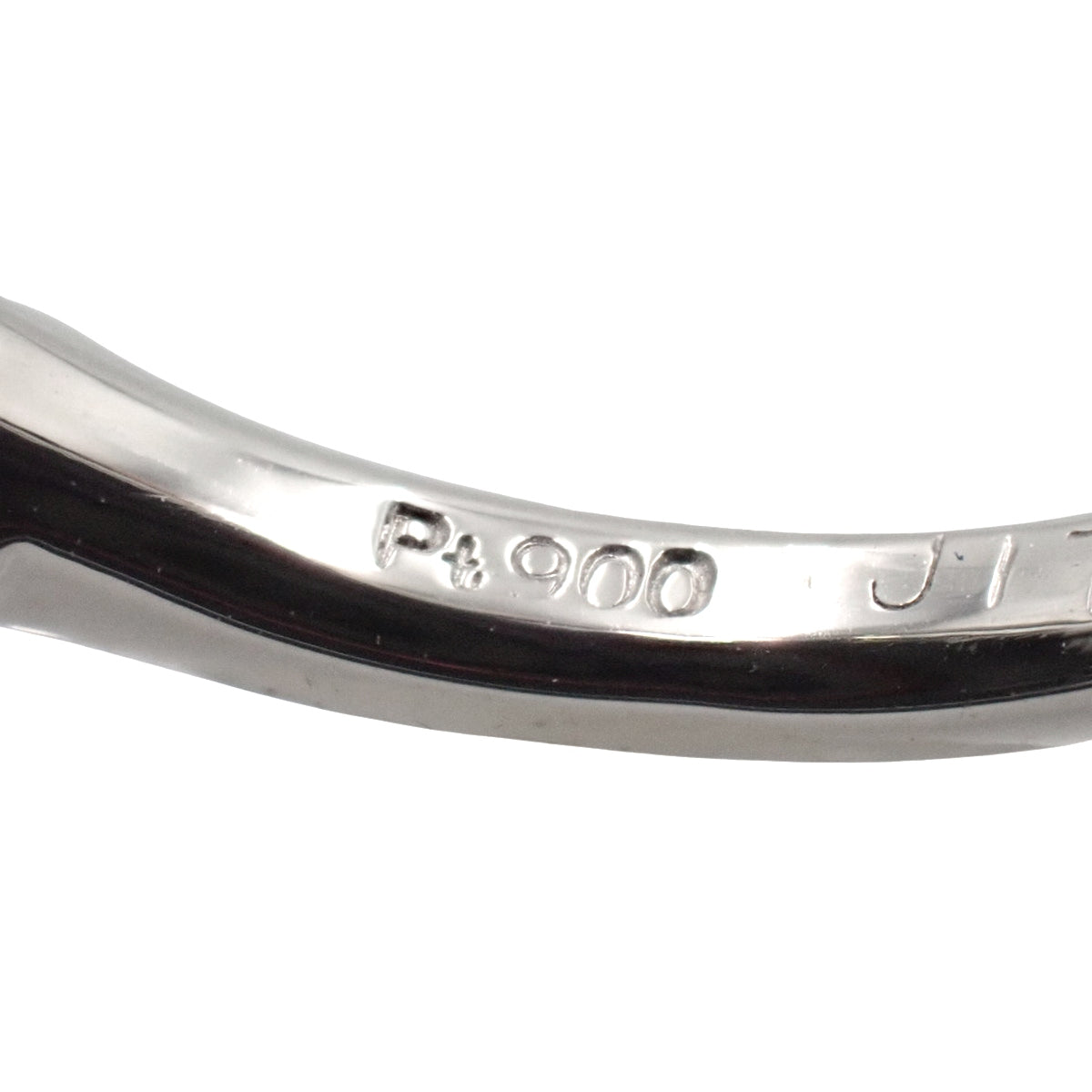 Platinum Diamond Ring #57 Silver
