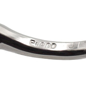 Platinum Diamond Ring #57 Silver