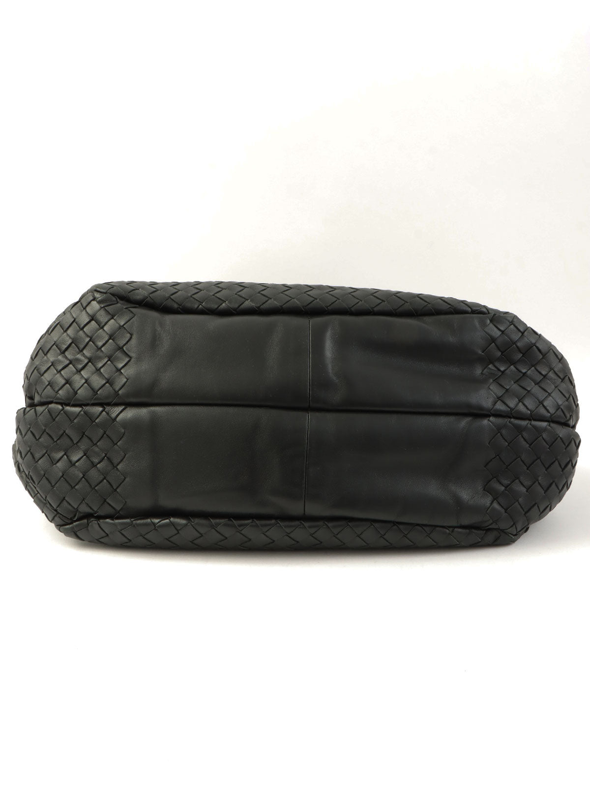 Intrecciato Handbag in Black