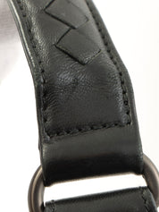 Intrecciato Handbag in Black