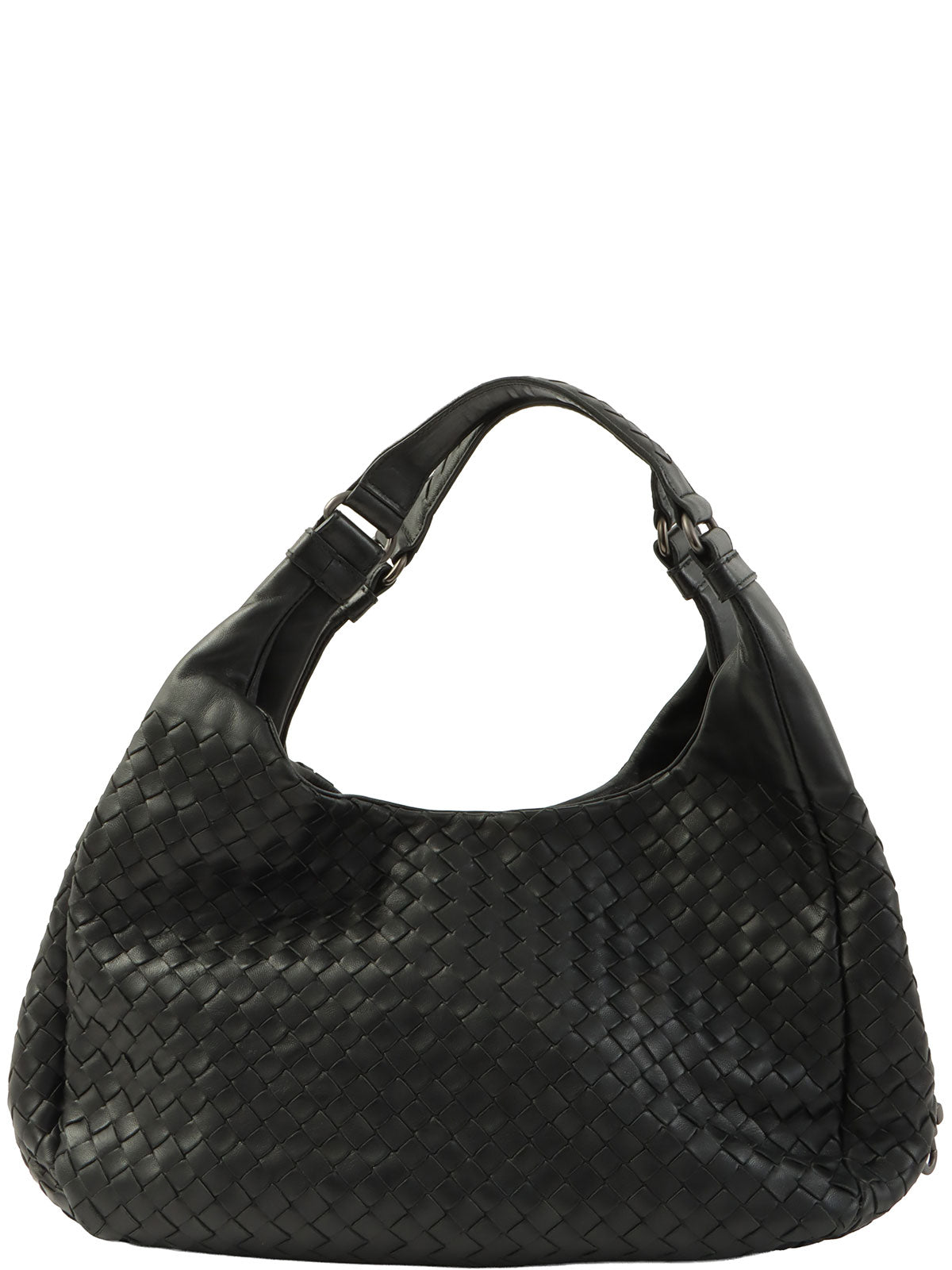 Intrecciato Handbag in Black