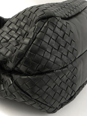 Intrecciato Handbag in Black