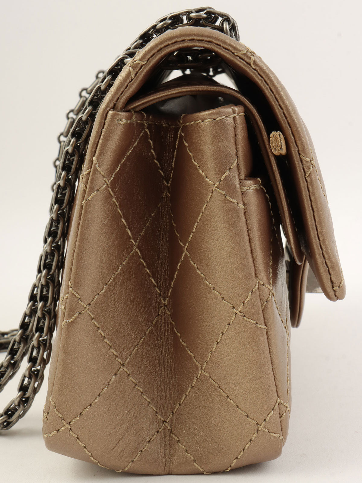 2012款 2.55 经典翻盖链条包（青铜色）