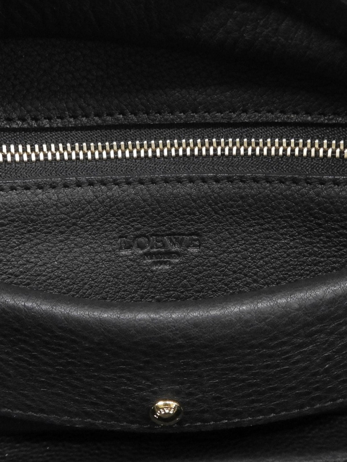 Suede Anagram Amazona Handbag Black