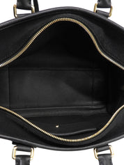 Suede Anagram Amazona Handbag Black
