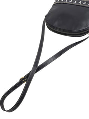 Y-cut Logo Charm Shoulder Bag Navy
