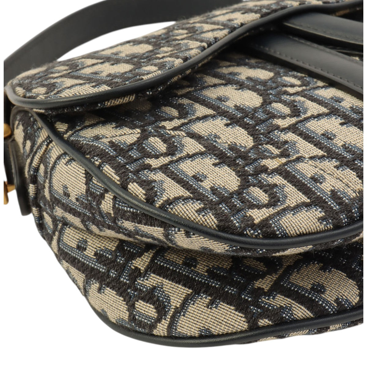 Trotter Pattern Saddle Bag Mini Navy
