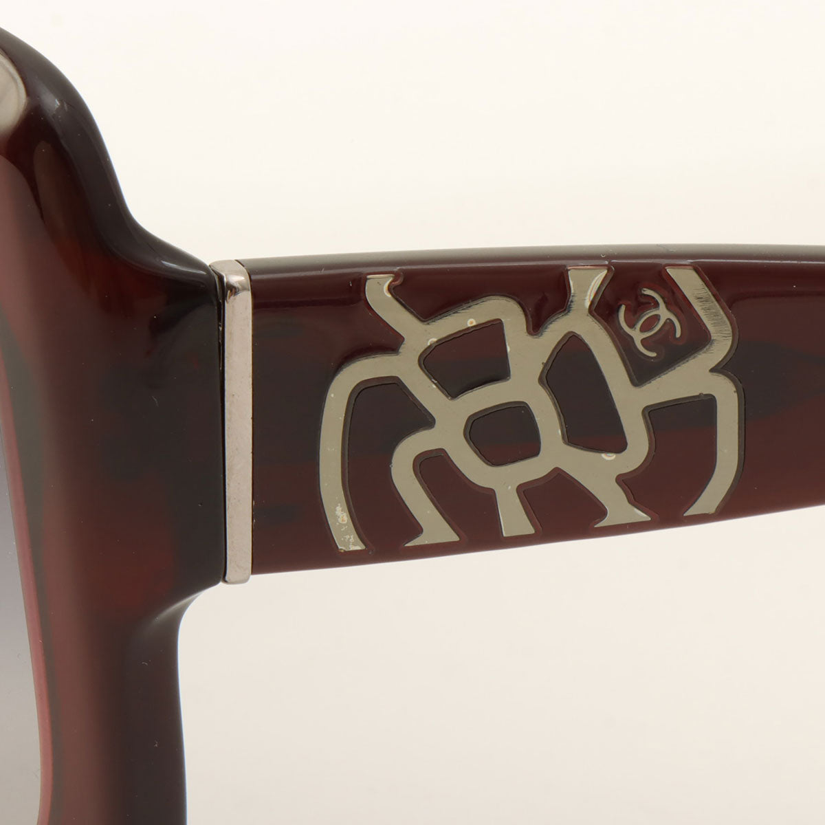 Camellia CC Mark Sunglasses, Bordeaux