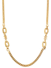 マカダムチェーンネックレス ゴールド