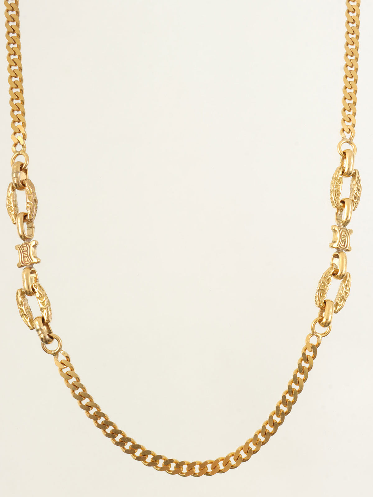 マカダムチェーンネックレス ゴールド