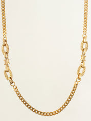 マカダムチェーンネックレス ゴールド