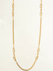 マカダムチェーンネックレス ゴールド