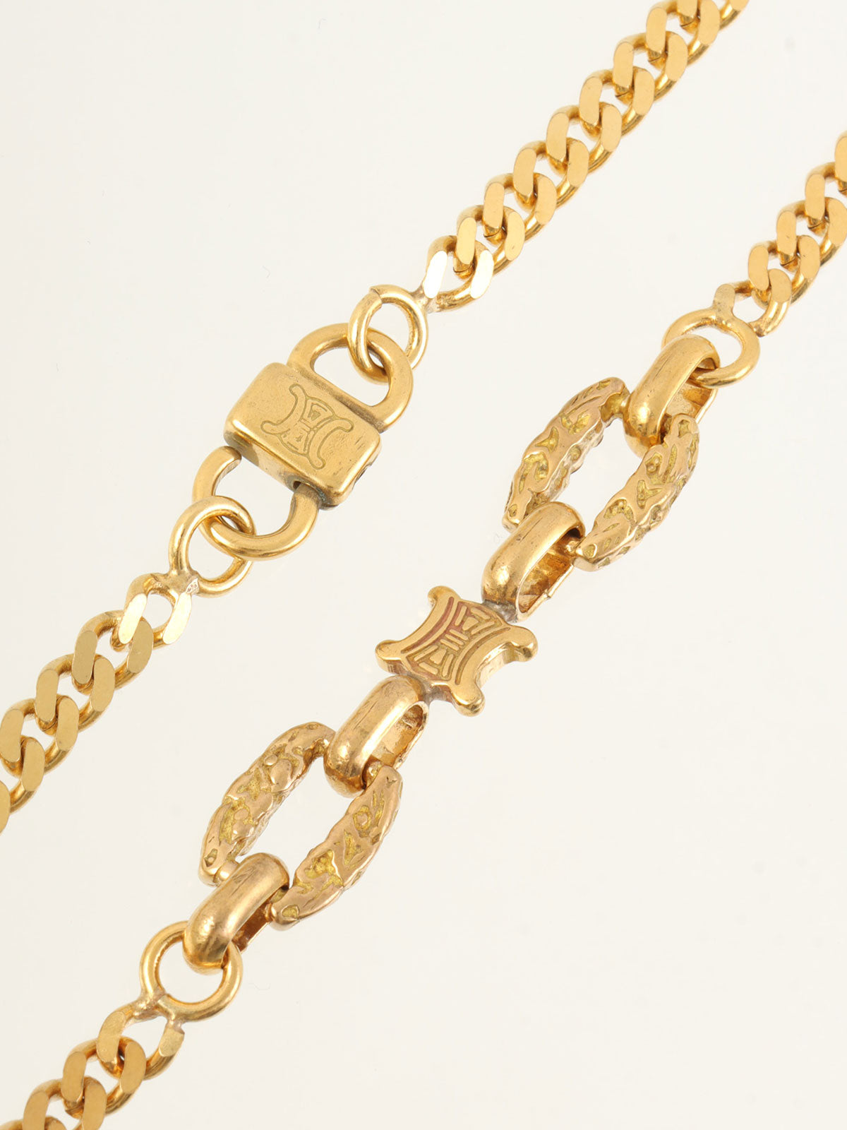 マカダムチェーンネックレス ゴールド