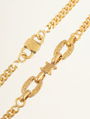 マカダムチェーンネックレス ゴールド