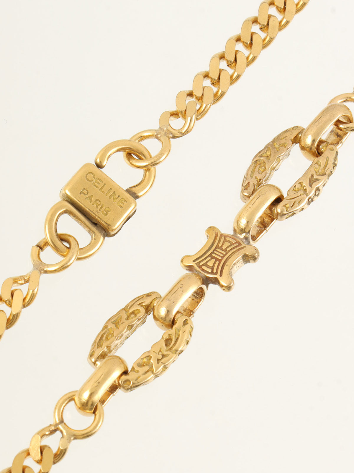 マカダムチェーンネックレス ゴールド