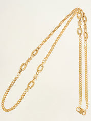 マカダムチェーンネックレス ゴールド