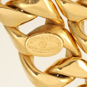 Perfume Bottle Motif Chain Belt Gold