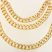 Perfume Bottle Motif Chain Belt Gold
