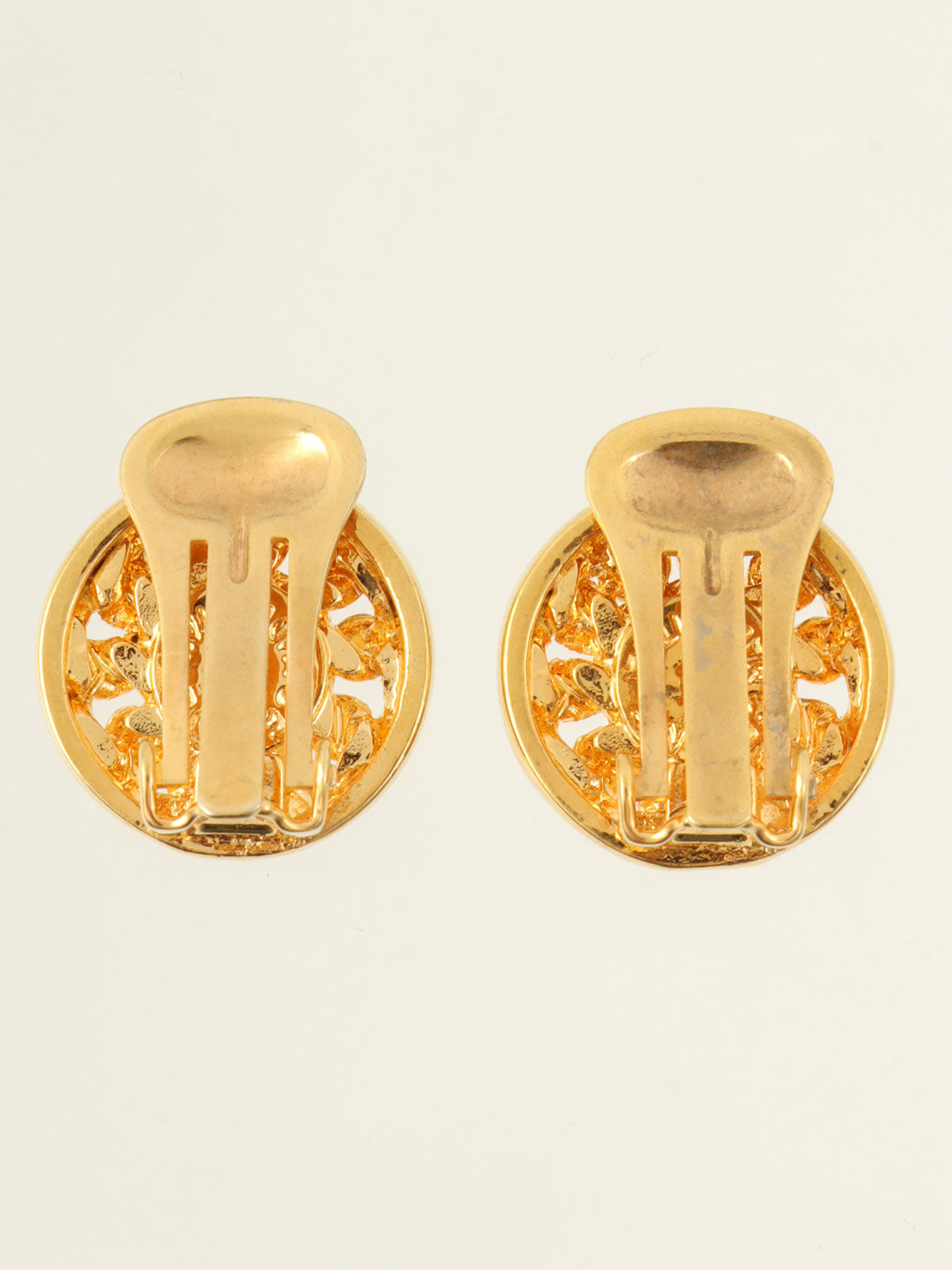 Round Triomphe Motif Necklace in Gold