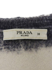 Cashmere Knit Top #38 Ivory/Navy