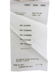 Cashmere Knit Top #38 Ivory/Navy