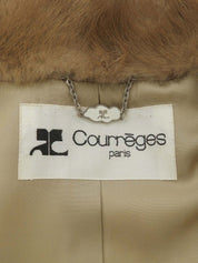 ファーウールロングコート ベージュ #9