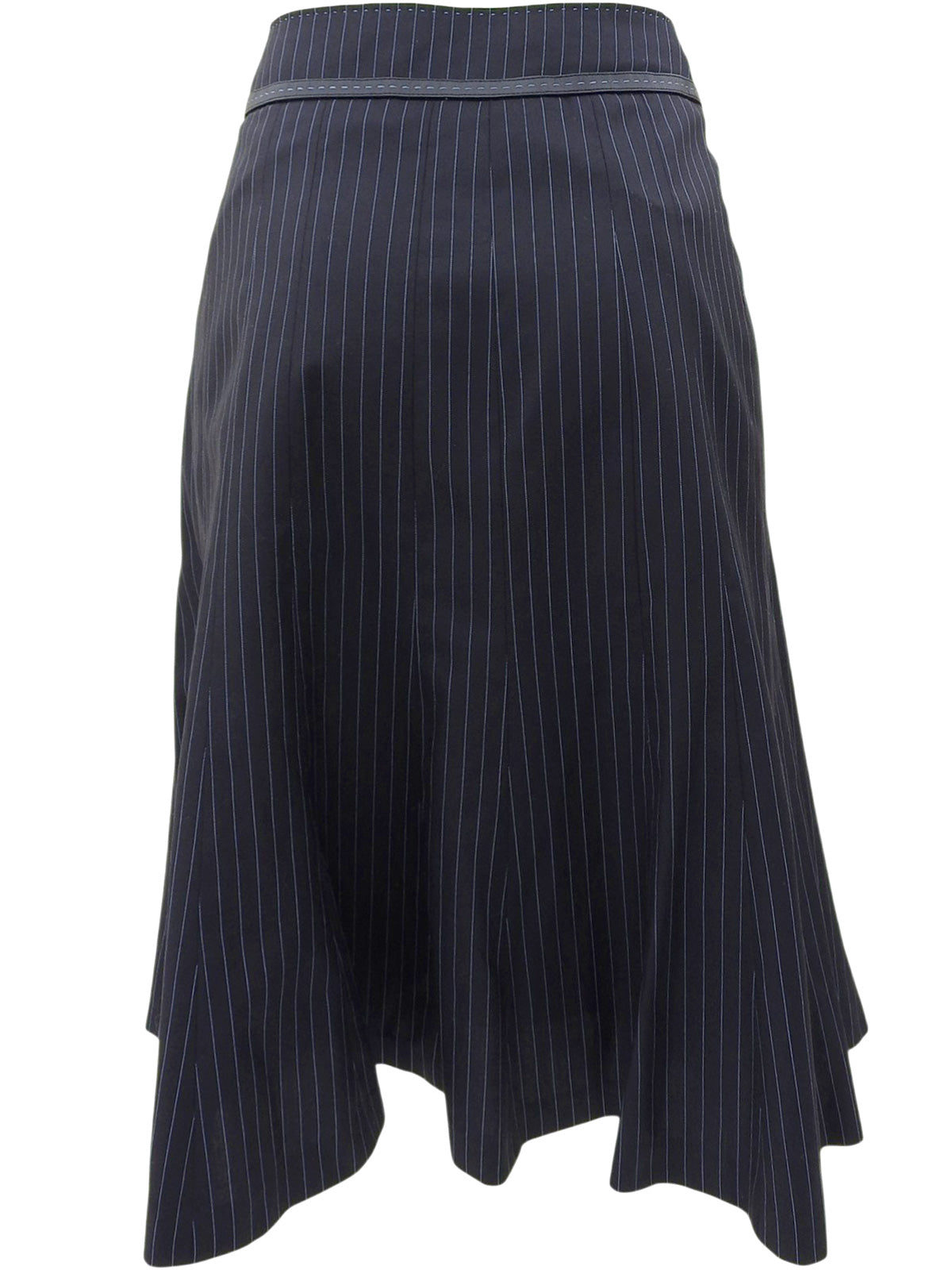 海军蓝/浅蓝色条纹图案Logo纽扣套装