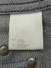 Denim Logo Button Jacket Indigo #34