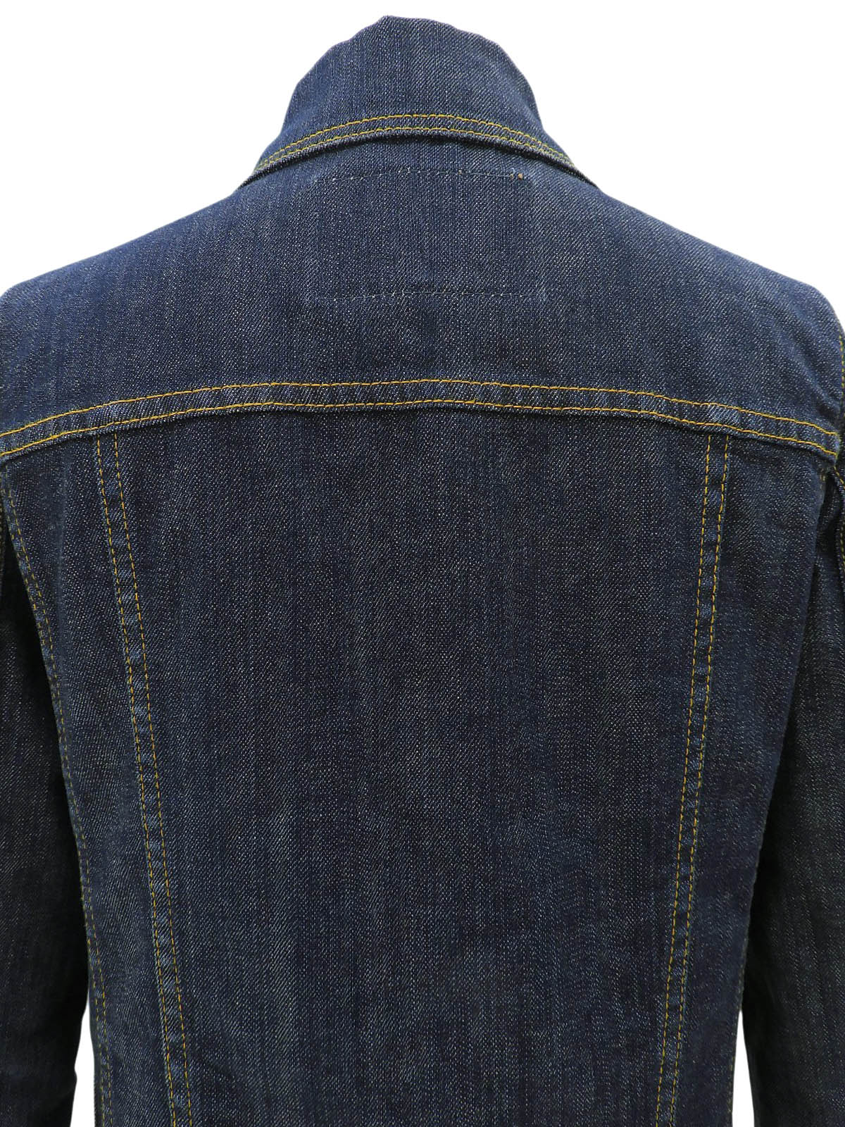 Denim Logo Button Jacket Indigo #34
