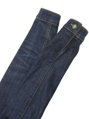 Denim Logo Button Jacket Indigo #34