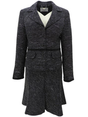 Logo按钮褶边设计套装 黑/白