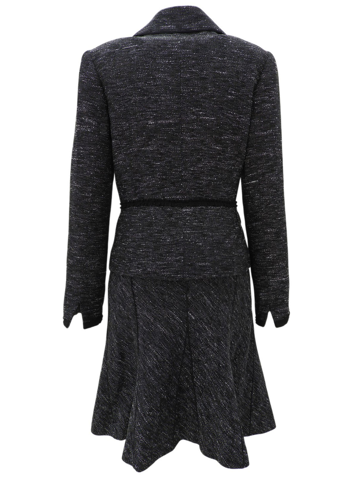 Logo按钮褶边设计套装 黑/白