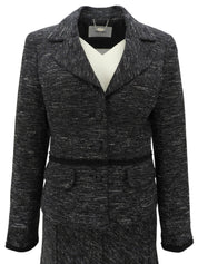 Logo按钮褶边设计套装 黑/白