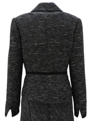 Logo按钮褶边设计套装 黑/白