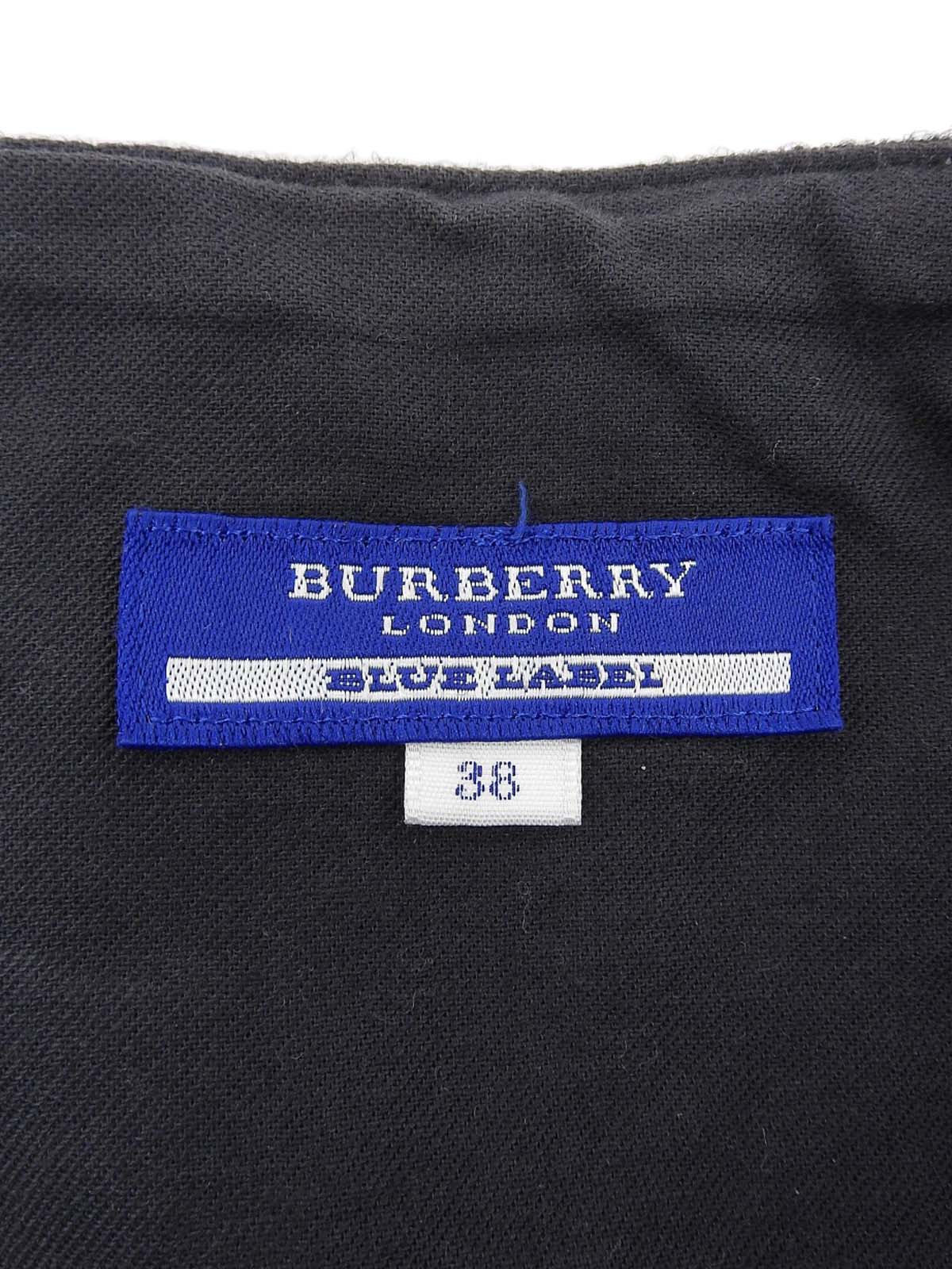 黑/白格纹荷叶边迷你裙