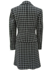 チェックパターンセットアップ ブラック/マルチ #26