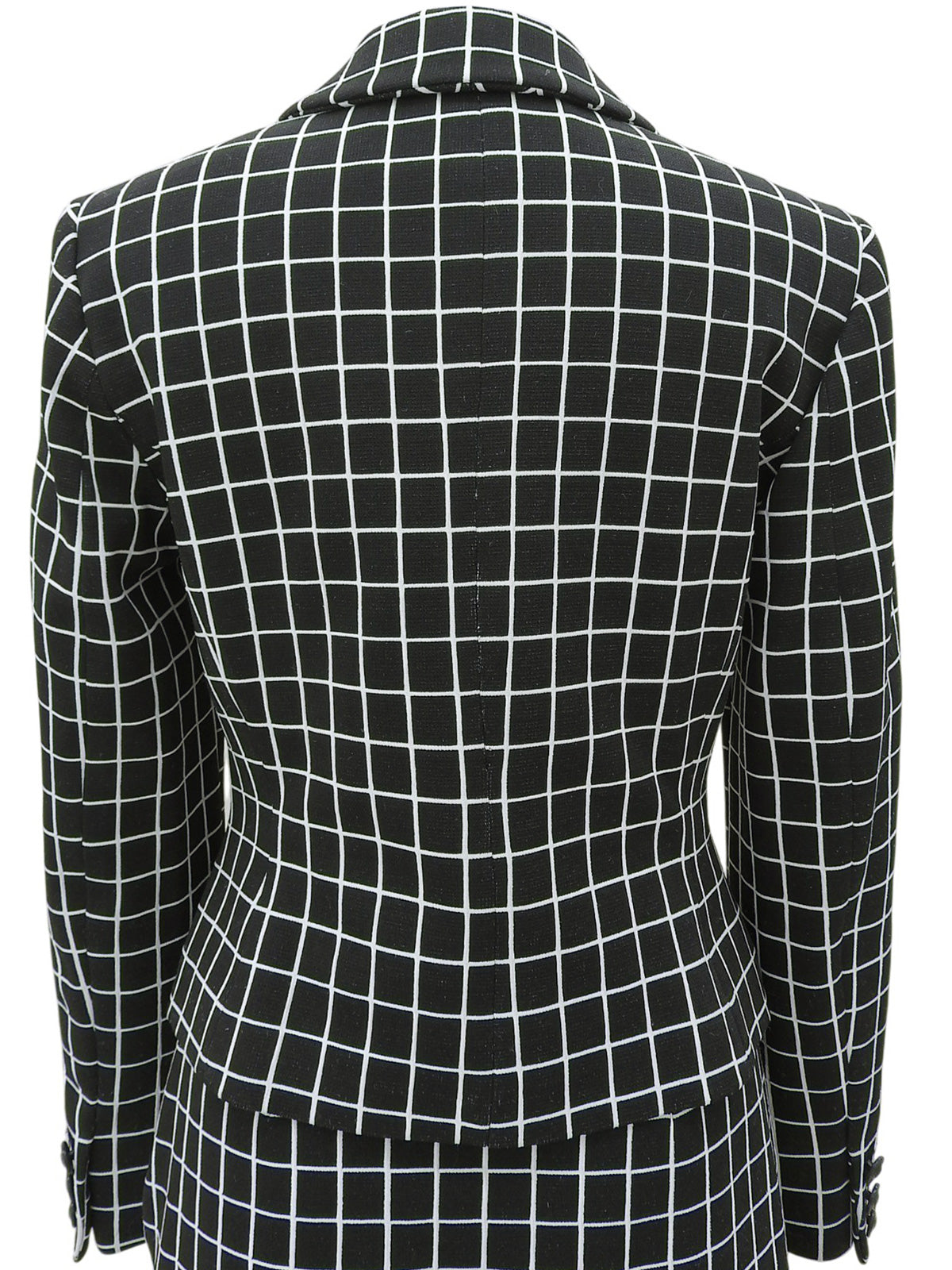 チェックパターンセットアップ ブラック/マルチ #26