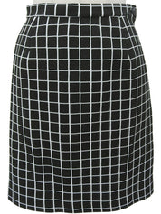 チェックパターンセットアップ ブラック/マルチ #26